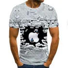 Новинка 2021, модная мужская футболка с коротким рукавом, 3d футболка, мужская повседневная футболка для фитнеса в стиле хип-хоп