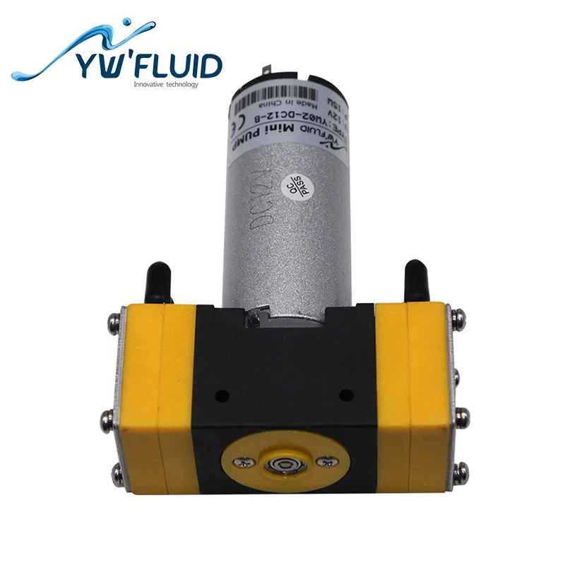 YWfluid хорошее качество 12В/24В мощный микро мембранный насос с двигателем