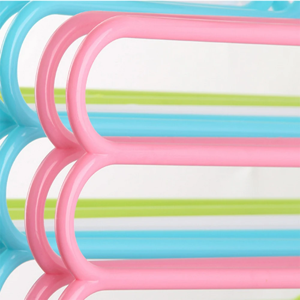 Многофункциональная Нескользящая пластиковая вешалка для брюк 4 шт. бесшовная