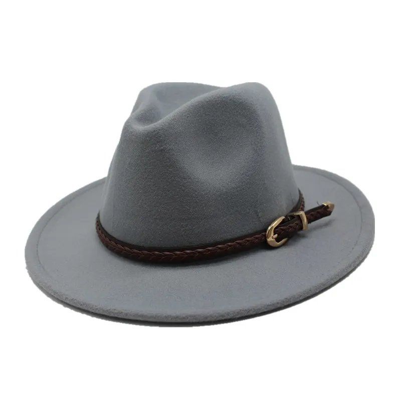 OZyc осенне-зимняя Мужская Шляпа fedora Классическая sombrero пушистый головной платок Шерстяная кепка солнцезащитный козырек для мальчиков Высокое качество шапки bone