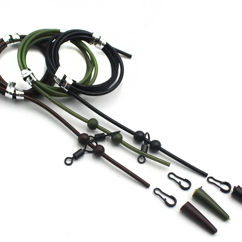 Комплект из 2 предварительно отобранных трубок для вертолета Chod Rig Set Up Hair Rigs Big Eye