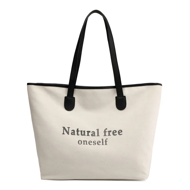 Large-capacity Ladies Bag Canvas Casual Female Shoulder Shopping Handbag | Багаж и сумки