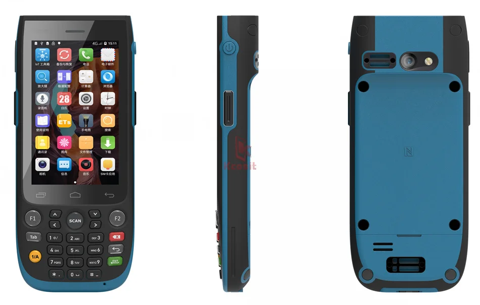 2021 PDA K85 1D 2D лазерный сканер штрих-кода Android Считыватель Qr-кода IP68