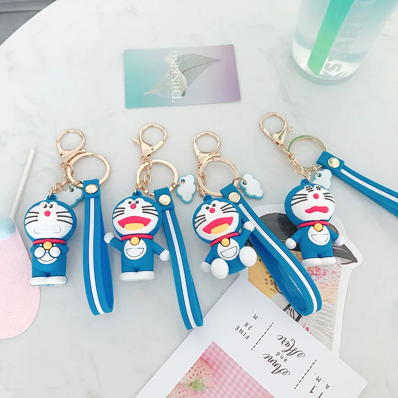 Японские брелки в виде роботизированной кошки милые мультяшного дораэмона кукла