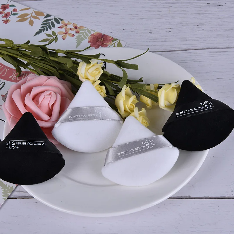 2 шт./компл. повышенно чистый порошок слоеного лица Треугольники мягкая пудра для