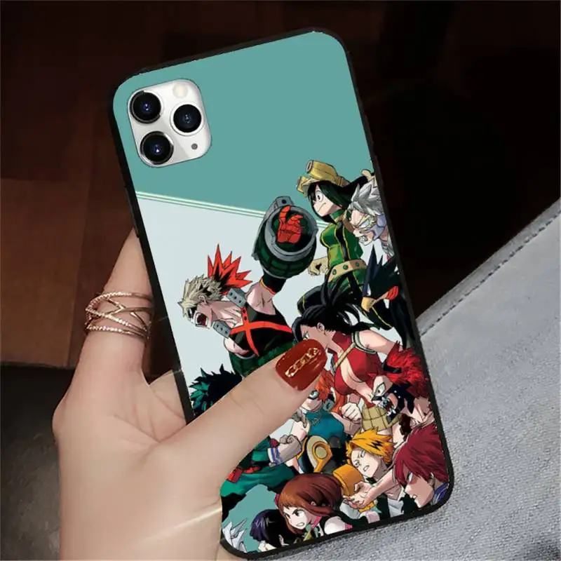 

My hero academia Phone Case for iPhone 11 12 pro XS MAX 8 7 6 6S Plus X 5S SE 2020 XR