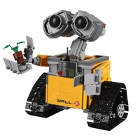 687pcs wall e the robot high tech diy building blocks idea electic figures model compatible educational toys for children