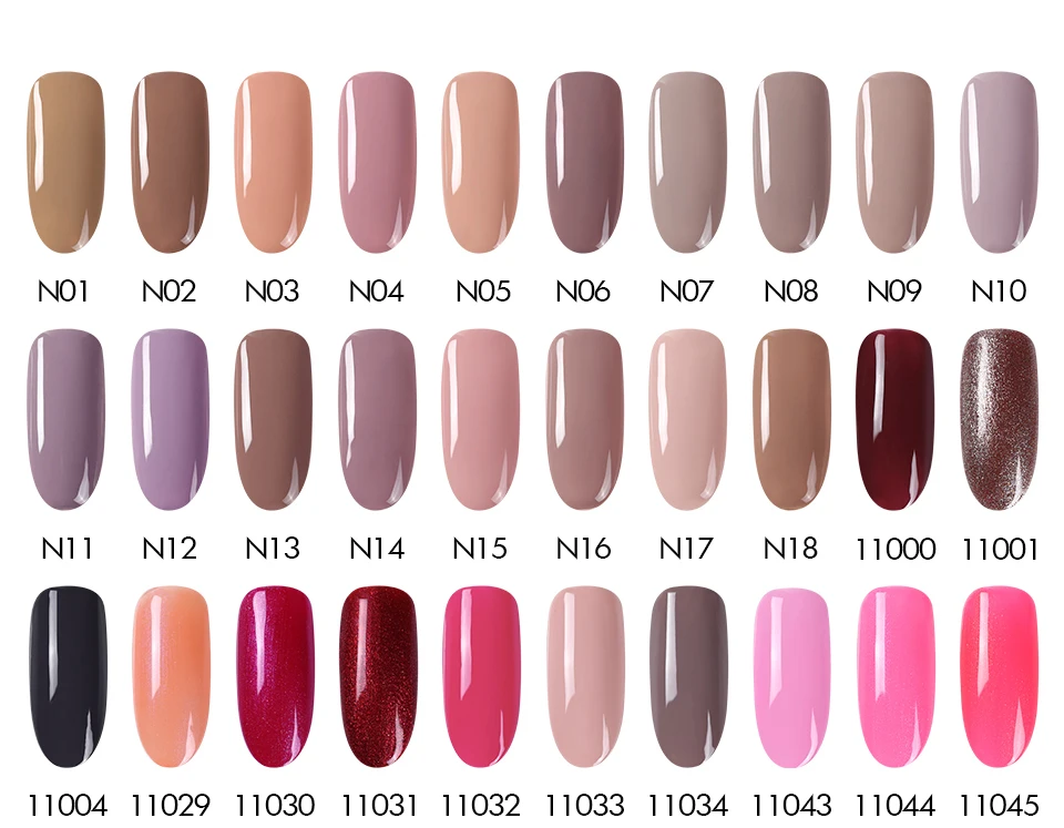 NAILCO 10 шт. Гель-лак для ногтей Светодиодный УФ-гель для жидкость для снятия лака от гель лак для ногтей Блеск долговечный Гибридный гвоздь гель Праймер для ногтей искусство
