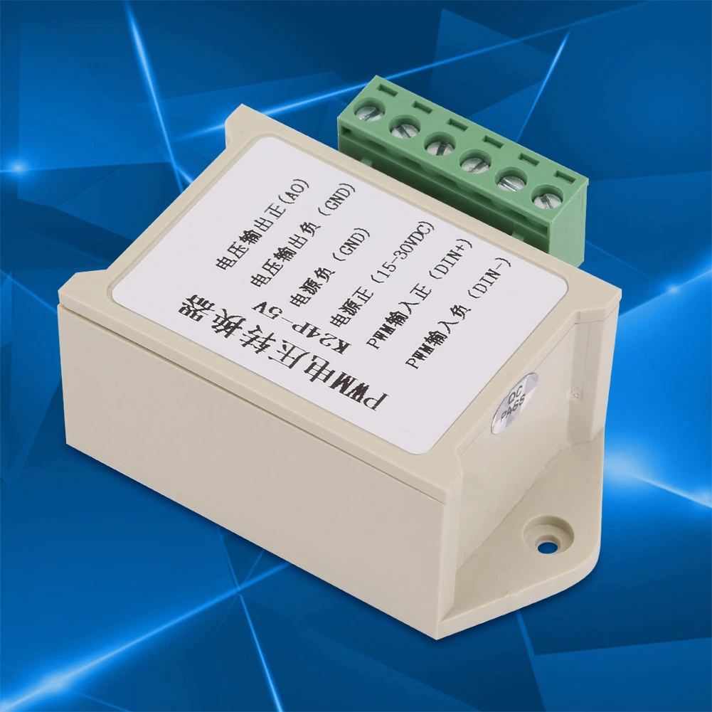 Фото 1-3KHZ 24V PWM Signal to 0-5V Voltage Converter D/A Digital-Analog PLC Intustral Interface Analog Tool Обустройство дома 1-3KHZ 24V PWM Signal to 0-5V Voltage Converter D/A Digital-Analog PLC Intustral Interface Analog Tool Обустройство дома