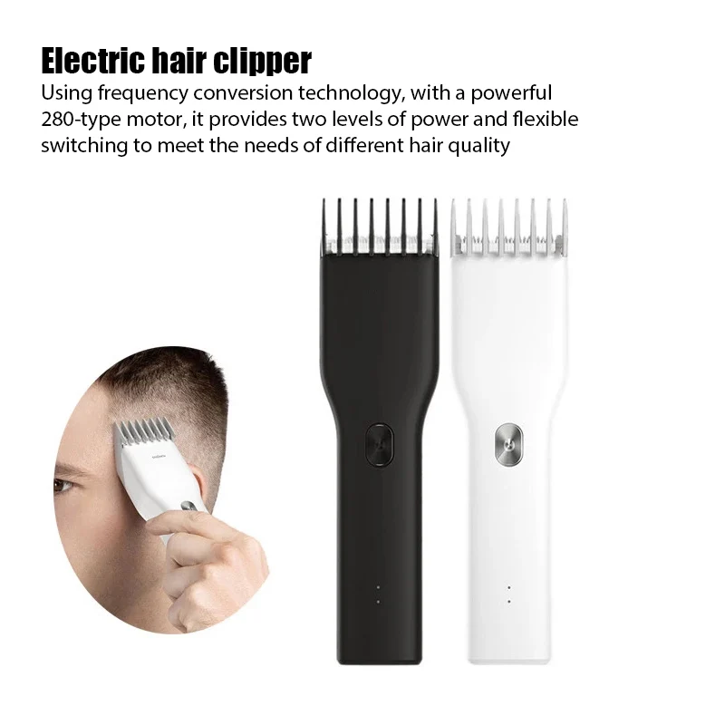 

Электрические машинки для стрижки волос с USB, триммеры для мужчин, взрослых, детей, беспроводная аккумуляторная машинка для стрижки волос, п...