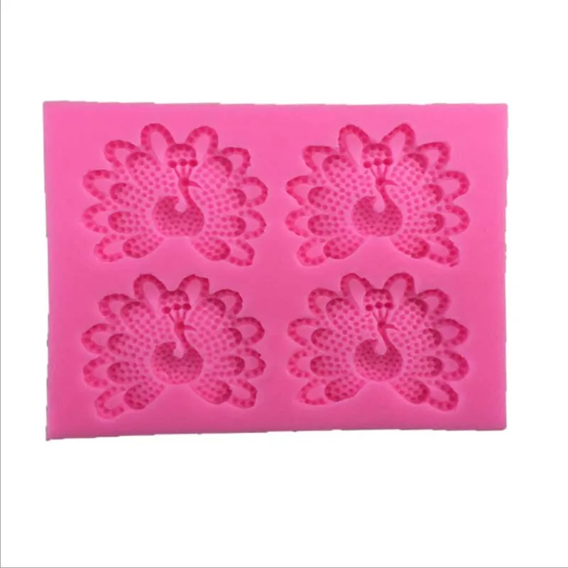 

Силиконовая форма для выпечки «сделай сам», 4 павлина