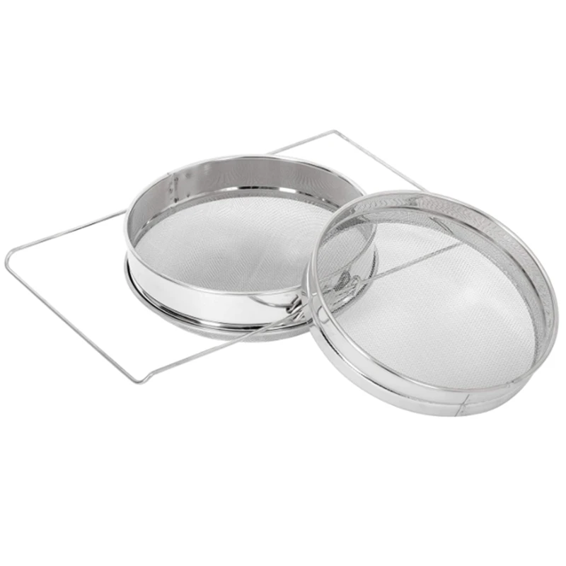

Stainless Steel Honey Filters,Double Sieve Honey Strainer Honey Extractor Beekeeping Equipment Mesh Filter Honey Tool
