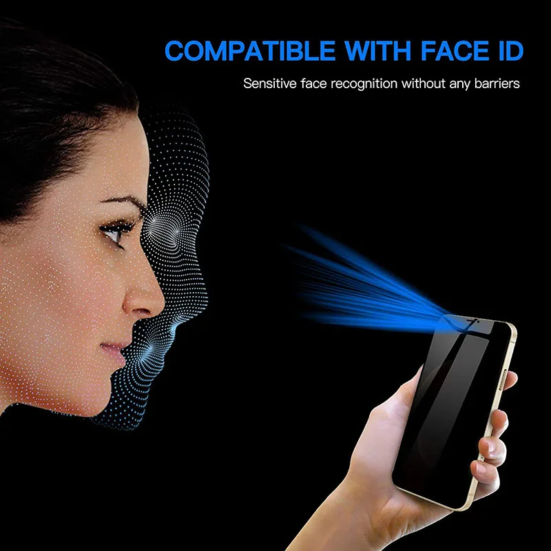 Full Cover Anti-Peeping Tempered Glass for IPhone 12 11 Pro Max 12Mini Privacy Screen Protector on IPhone X XR XS 6 6s 7 8 Plus