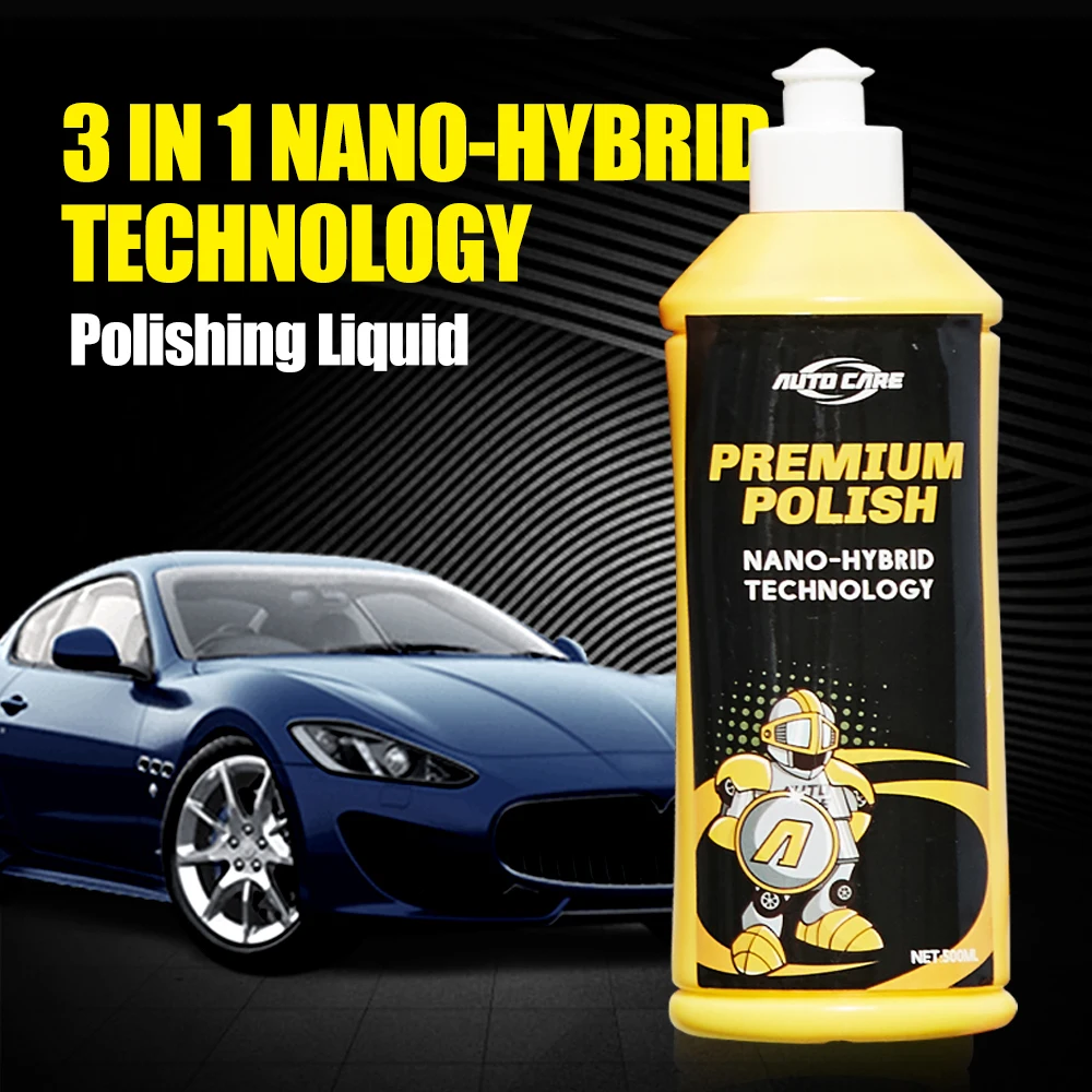 Полировщик для автомобиля 500 мл жидкое стекло керамика 3 в 1 окончательная