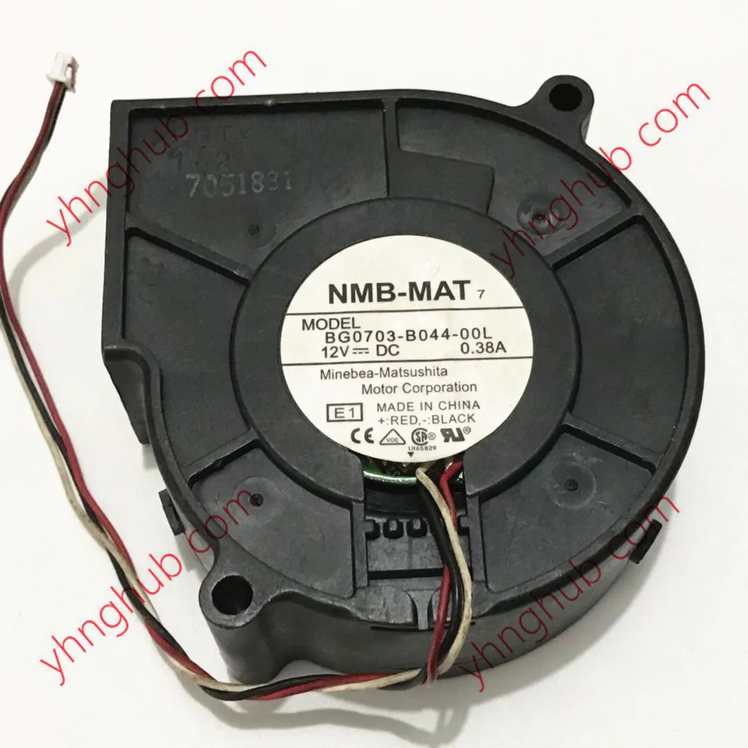 NMB-MAT E1 DC 12V 0.38A 75x75x30mm 3-проводной Вентилятор охлаждения сервера