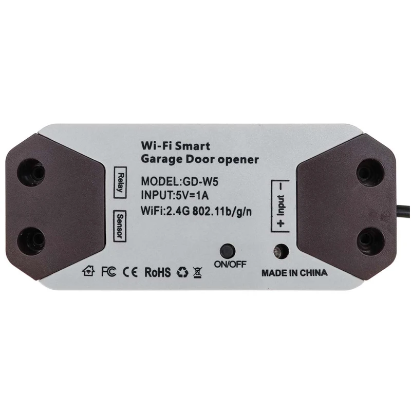 

Interruptor WiFi inteligente para abrir puertas de garaje, CONTROL por voz cerrado, aplicacin Compatible con Alexa Googel Home