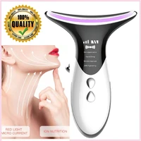 neck wrinkle removal massager red light therapy skin care face lift devices anti wrinkle double chin face massager