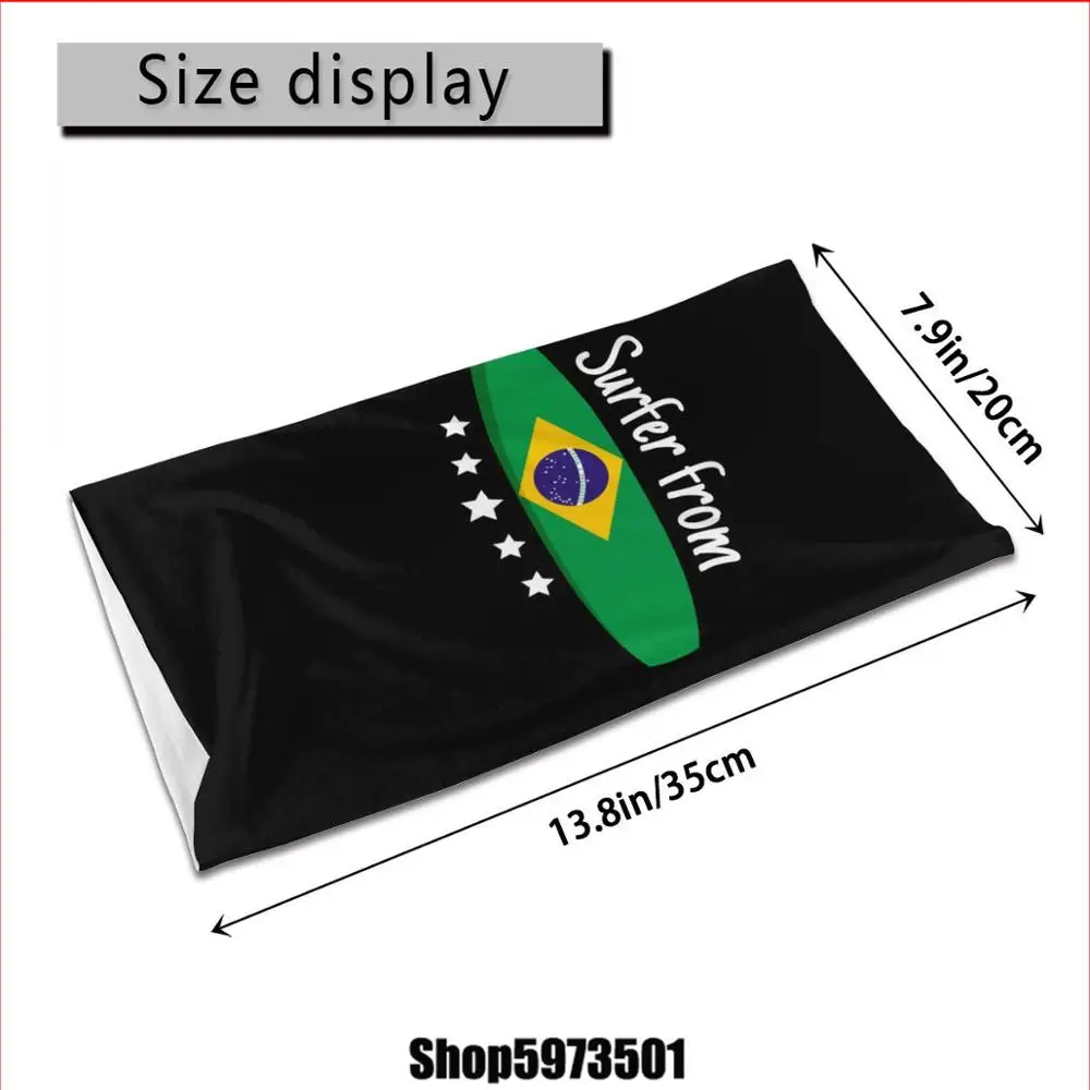 Серфер из Бразилии доски для серфинга бразильский флаг банданы бандана шарф