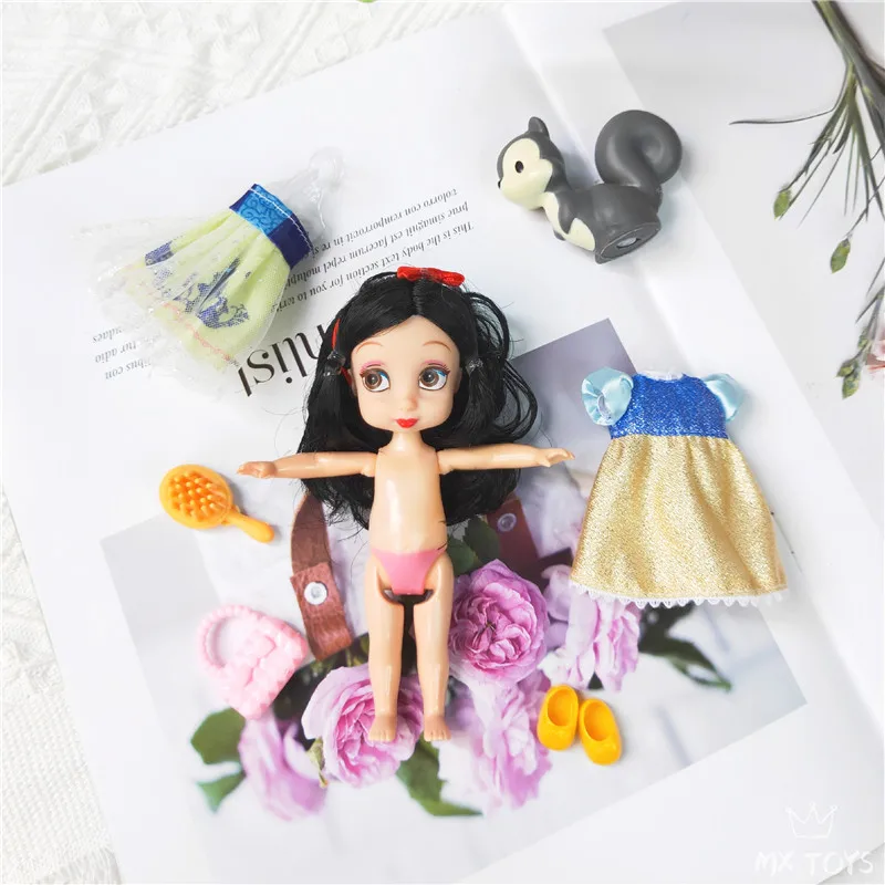 2021 Princess Doll Snow White Bell Figure Dolls DIY House Change Cloth for Children's Birthday Gifts | Игрушки и хобби