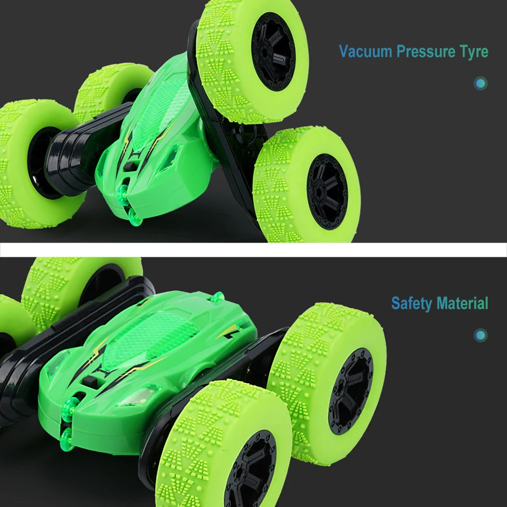 RC Car 2.4G 4CH LED Stunt Drift Deformation Buggy Rock Crawler Roll 360 Degree Flip Kids Robot Toys Radio Controlled | Игрушки и хобби