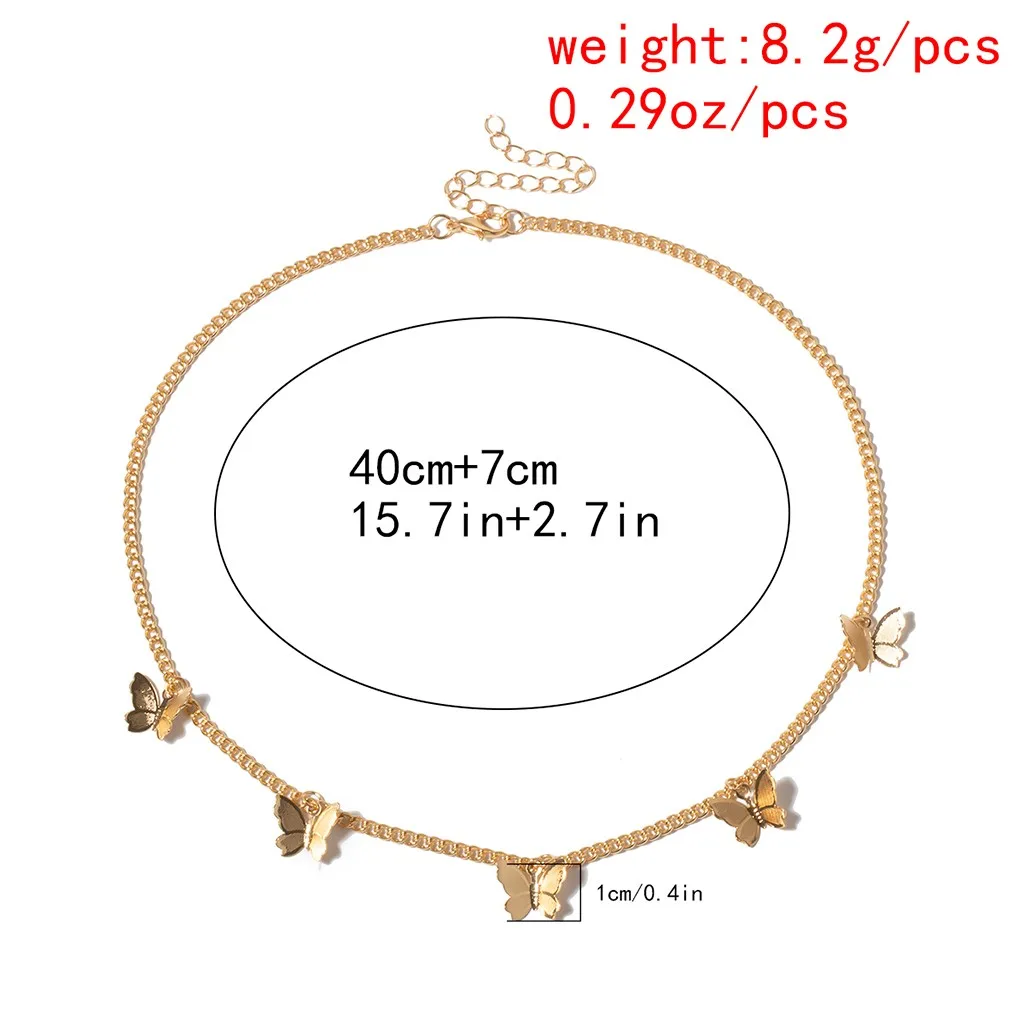 

Necklace For Women Vintage Metallic Golden Large Chain Necklace Women's Jewelry Gift collares para mujer