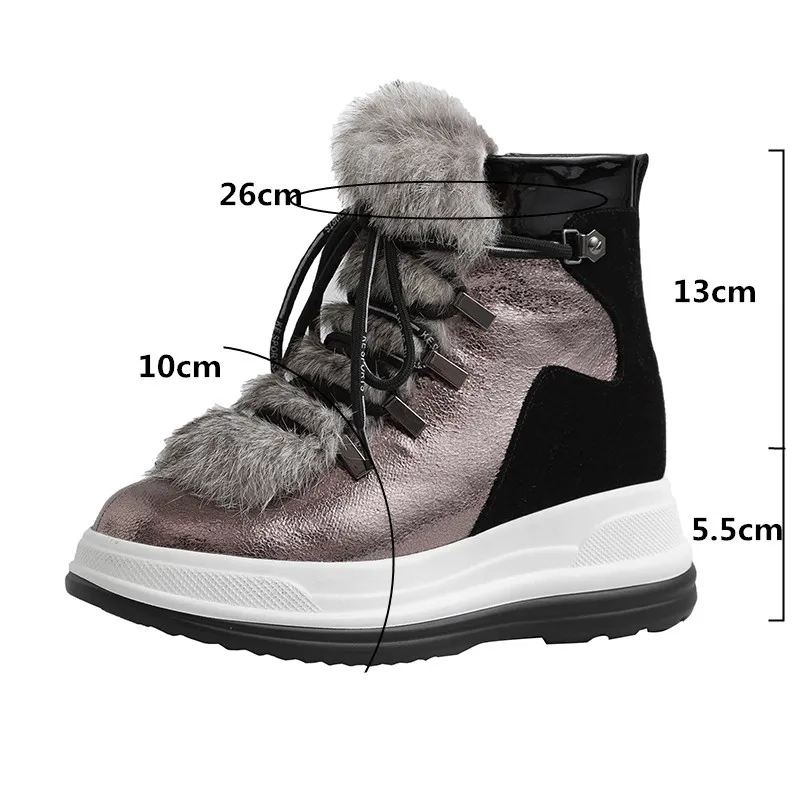 Зимние ботинки большие размеры 34-42 женские ботильоны для женщин наивысшего