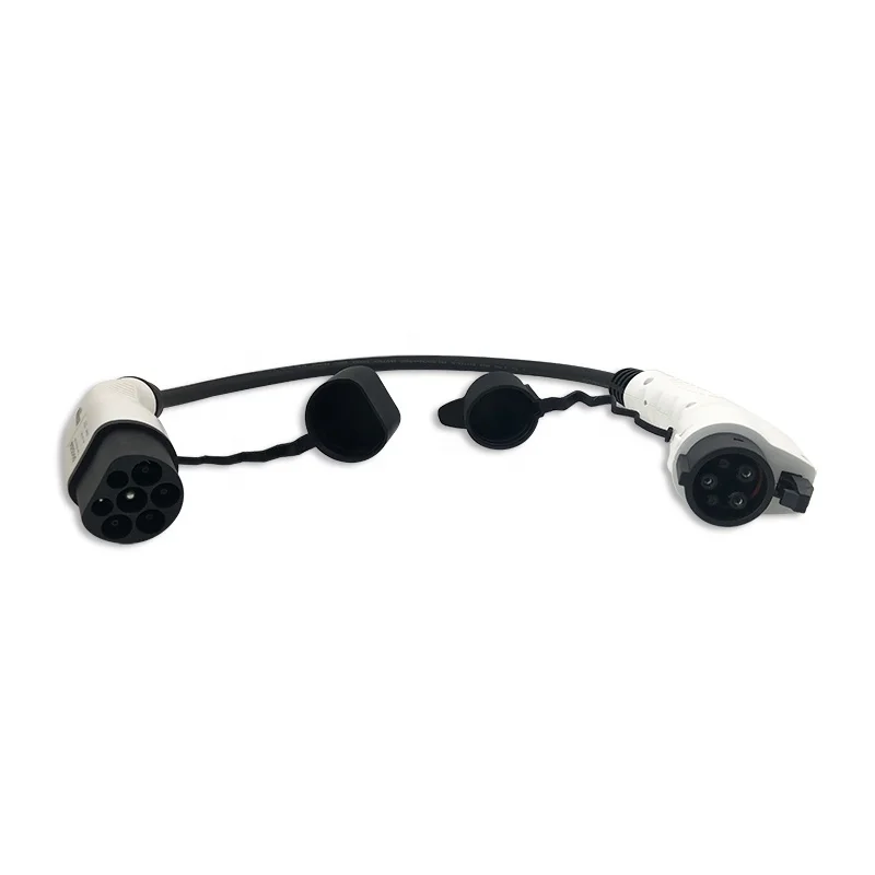 SAE J1772 Type 1 to Type 2 16A 32A Plug Electric Car vehicle Charging Cable Connector EV Adapter Portable EV Charger