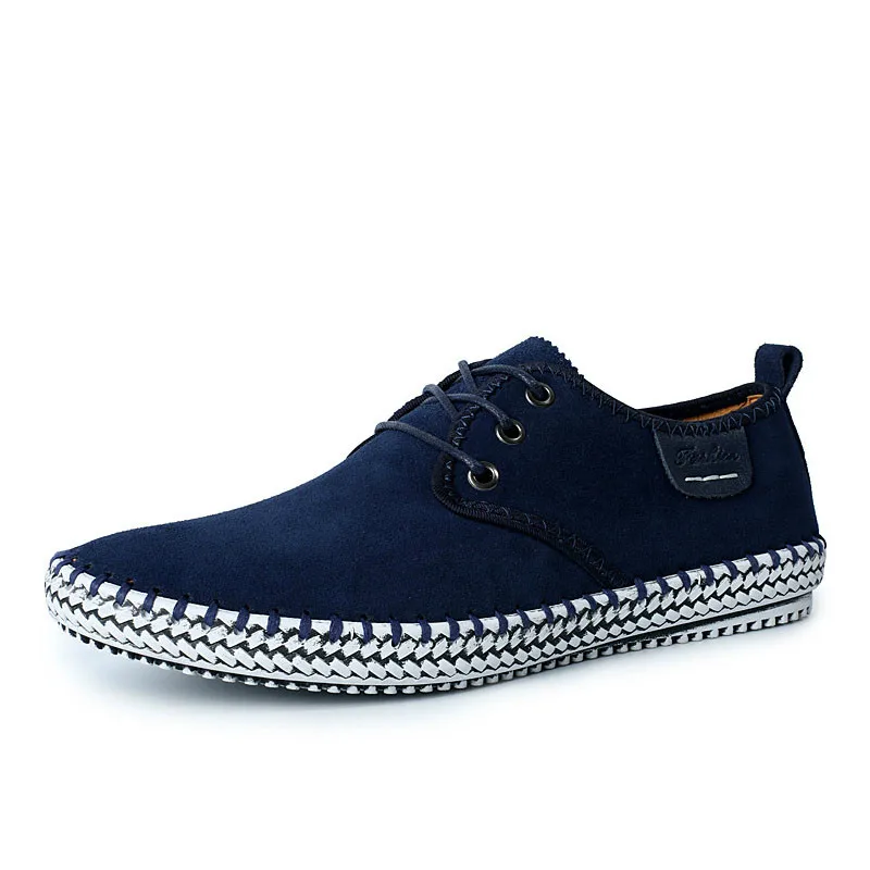 

Brand Fashion mens big size 38-48 nubuck leather shoes man leather Sneakers casual shoes lace up flat Sneakers shoes857