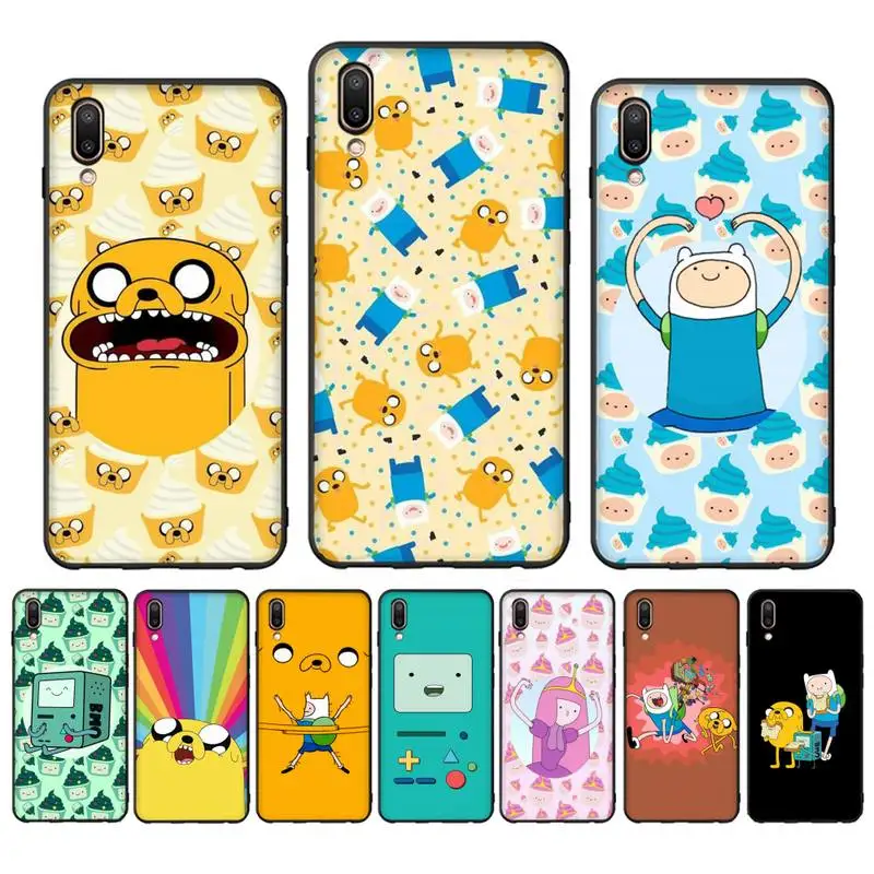 

Adventures- time Phone Case Case For Oppo Reno Realme C3 6Pro Cover For vivo Y91C Y17 Y19