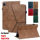 Чехол для планшета Xiaomi Pad 5  Pad 5 Pro 11 '', кожаный флип-чехол с подставкой, противоударный защитный мягкий чехол из ТПУ с держателем для карт