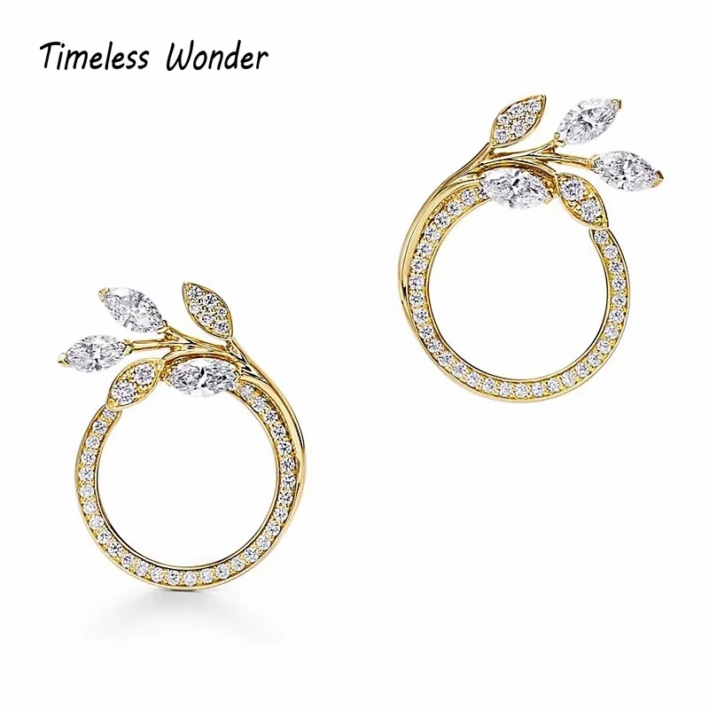 

Женские серьги-гвоздики с листьями, в готическом стиле