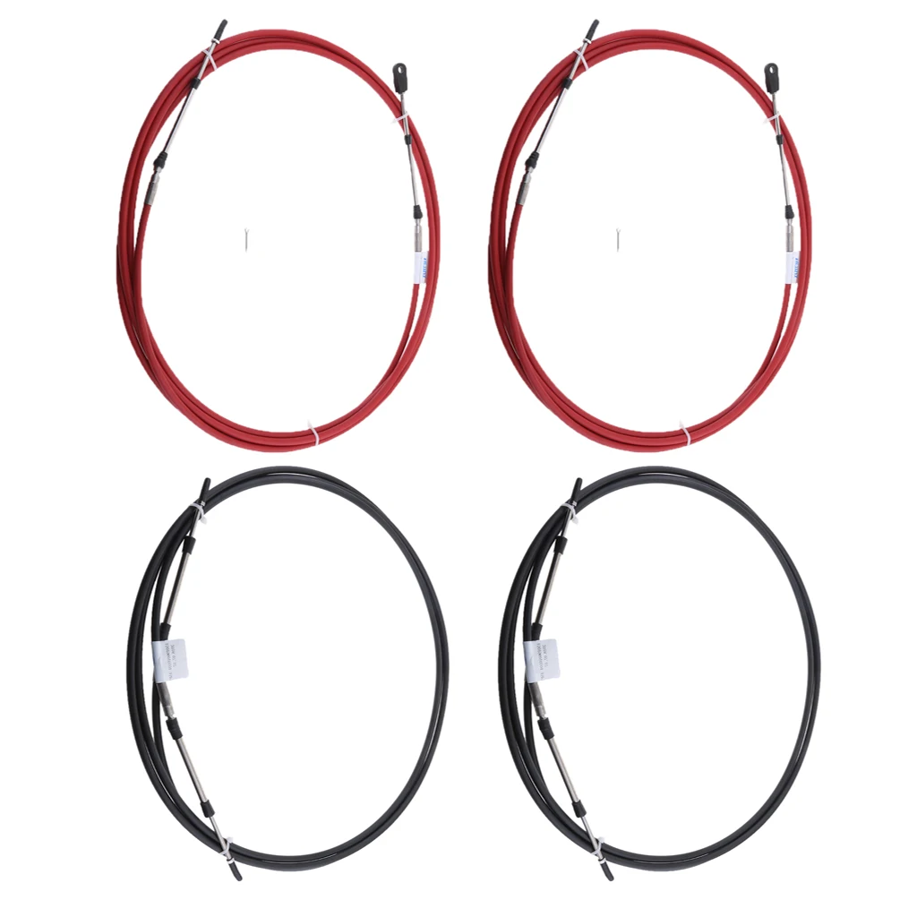 4 шт. кабель дроссельной заслонки для лодки универсальный 16 футов рычаг рычага