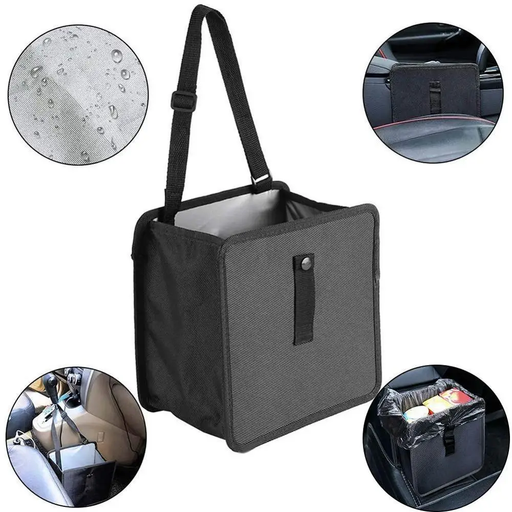 Автомобильная мусорная корзина Удобная автомобильная портативная