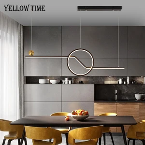 Nordic Led Pendant Light For Dining room Kitchen Office Loft Hanging Lamp 110v 220v Aluminum Indoor Lighting Lustre Luminaries