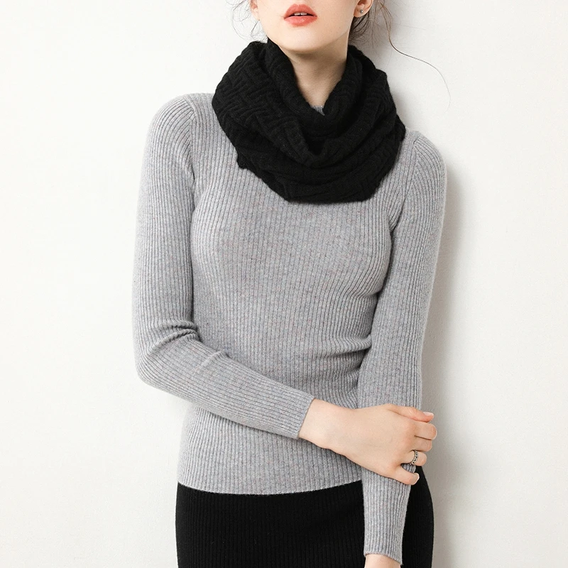 Autumn and winter new fashion cashmere scarf women's warm collar | Scarf Hat &amp Glove Sets