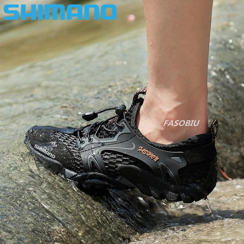 

Shimano DAIWA Fishing Shoes Summer Men's Upstream Breathable Non-slip Mesh Fishing Shoes Outdoor Sports Hollow Mesh Hiking Shoes