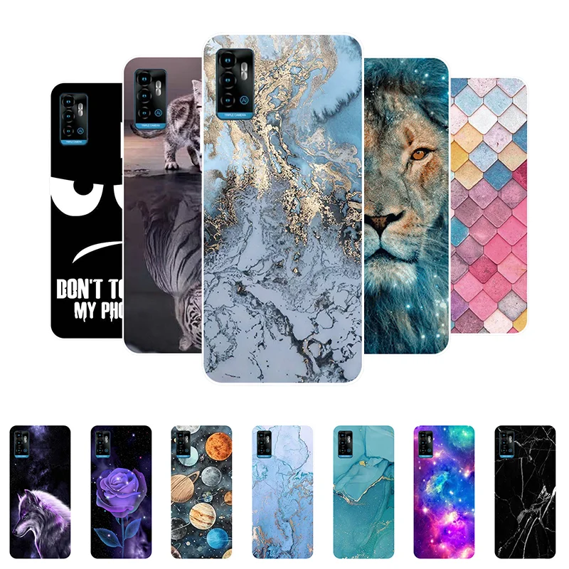

For ZTE Blade A71 Case Cover For ZTE Blade A71 Case Marble Soft Silicone Back Cover Case For ZTE Blade A 71 Phone Cases funda