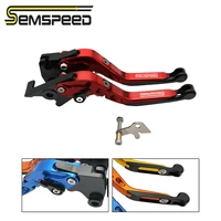 semspeed cnc xmax 300 motorcycle foldable extendable brake clutch parking levers handles for yamaha xmax300 xmax250 xmax125 400