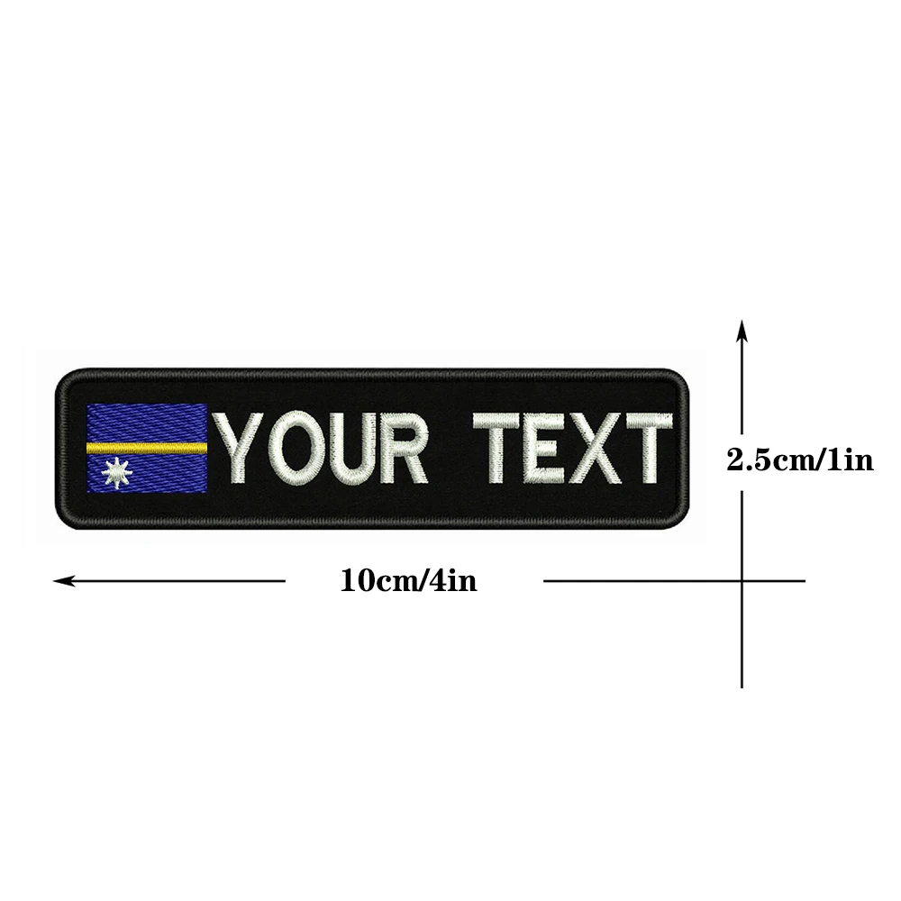 Женский значок с вышивкой 10x2 5 см именем под заказ полосками нашивки помощью