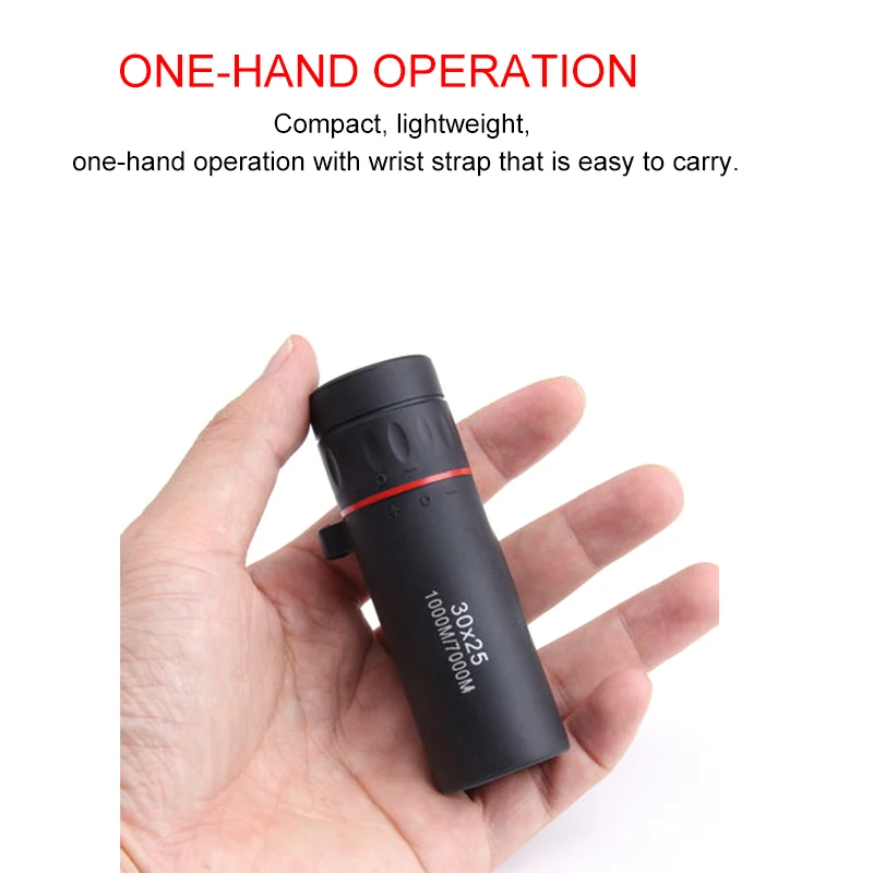 Миниатюрный Военный бинокль Zoom портативный охотничий походный используемый для