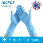 100 шт.лот перчатки Newwest нитриловые рабочие перчатки j