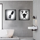 Настенные художественные принты для гостиной, мультяшный Творческий постер с персонажами, холст, живопись и аниме декор, роспись для современного домашнего декора