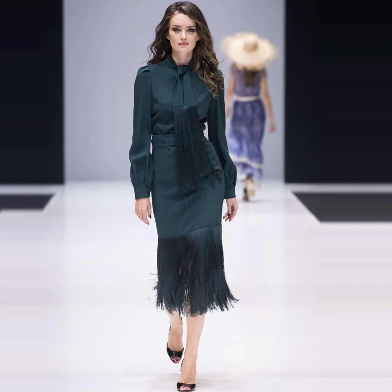 Подиумный дизайнерский Новый Модный высококачественный сексуальный костюм для