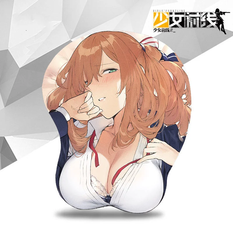 Коврик для мыши 3D из силикагеля с рисунком Аниме Девушки Спрингфилд M1903 коврик