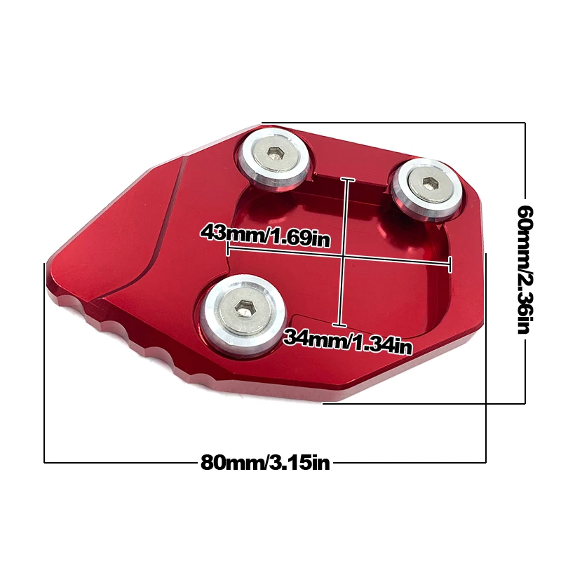 Выдвижная ножка с ЧПУ боковая подставка удлинитель опорная пластина для Honda CBR600RR