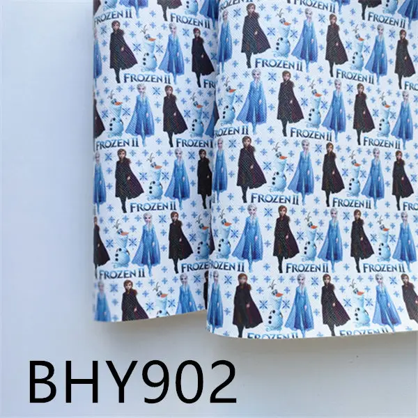 BHY902 Персонаж Фильма 1 лист 20*33 см А4 Мультфильм искусственная кожа Snythetic лист viny ткань BHY979 - Цвет: BHY902