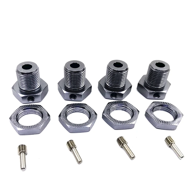 RC Car Alum Wheel Hub Nuts 17mm Hex Threadlock Replace 5353 for TRAXXAS E-REVO Off-Road Climbing |
