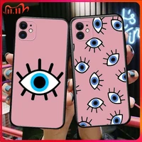 lucky eye blue evil eye phone cases for iphone 13 pro max case 12 11 pro max 8 plus 7plus 6s xr x xs 6 mini se mobile cell