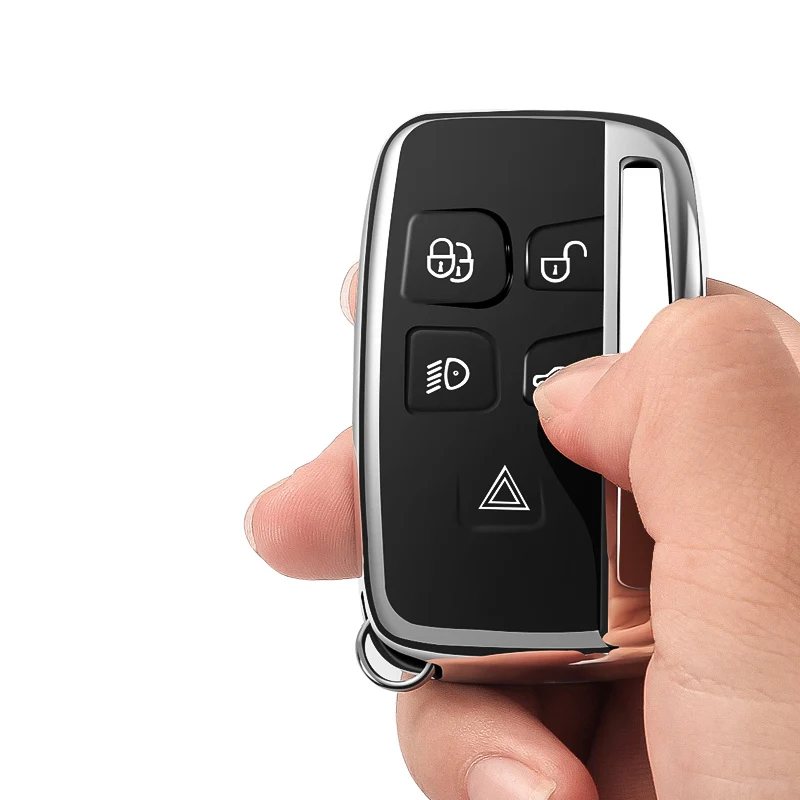 

New Soft TPU Car Key Case Cover For Land Rover A9 Range Rover Sport Evoque Freelander 2 Jaguar XE XJ XJL XF C-X16 V12 Guitar F X