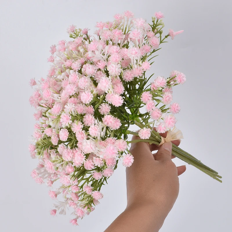 

7pcs Bundle Flores Gypsophila Artificiales Wedding Decoration Home Garden Decor Tiny Flowers Party Fall Decor Fake Flower